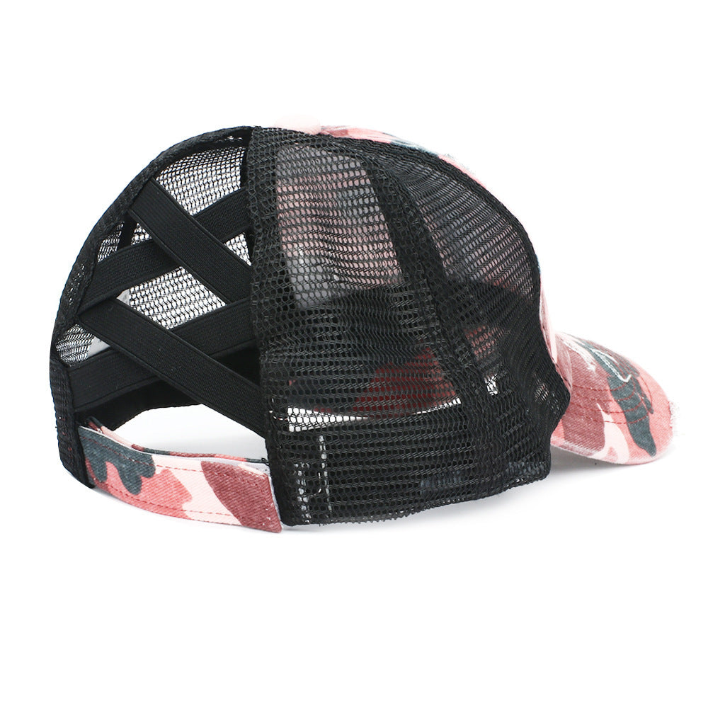 Summer outdoor baseball net cap cotton camouflage hat